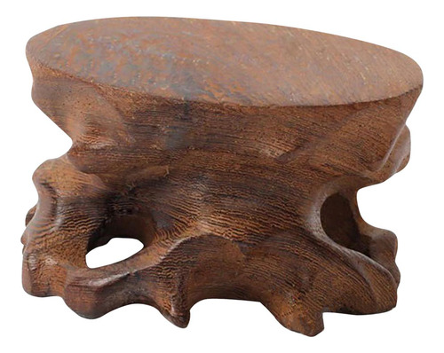 Base De Exibição De Pedra De Madeira Para Decoração De