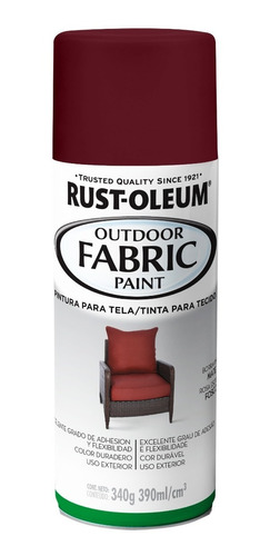 Imagen 1 de 5 de Pintura Para Telas En Aerosol Fabric Rustoleum Specialty 340