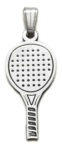 Dije Paleta Pádel Raqueta De Plata 925 Deporte (dv165)