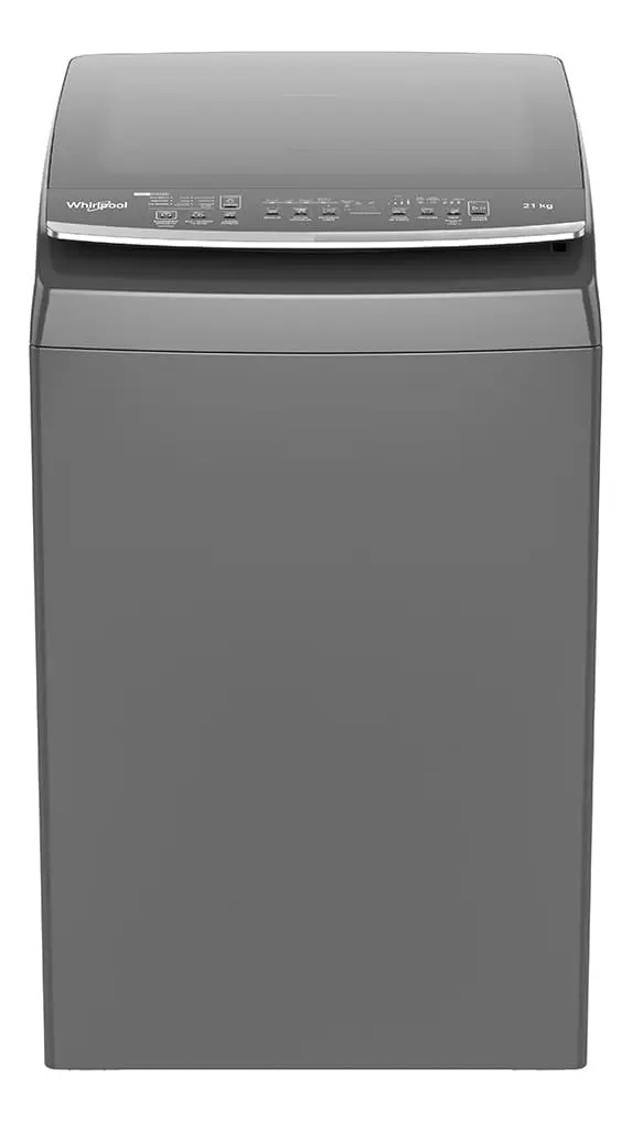 Lavadora Carga Superior Xpert Eco 21kg Negro Ww21btahme Whir Color Gris