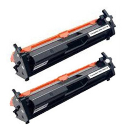 Kit 2 Toner 18a Cf218a Com Chip Para M104w M132fn M132fw
