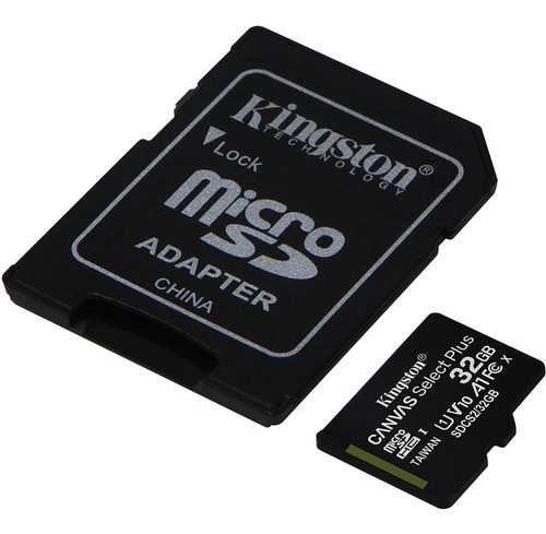 Cartão Micro Sd 32gb C/ Adaptador Classe 10 Kingston Canvas