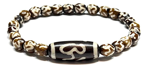 Pulsera Elástica De Muñeca De Hueso De Yak Tibetano Pulsera 