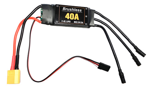 Motor Brushless 2217 1250kv Esc 40a Hélice 9050 Servo Mg90s