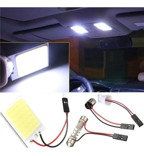 Panel Led Techo Auto T10 Y Fusible Led 3 Modelos