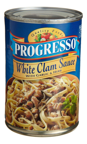 Salsa De Almejas Blancas Con Ajo Y Hierbas 425 Gramos Paquet