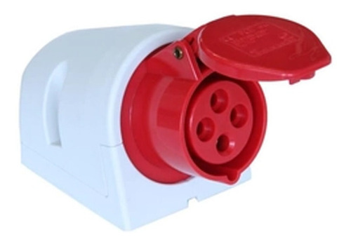 Pce Toma Pared - Ip-67 380/440v H6 Rojo 32a 3p+t