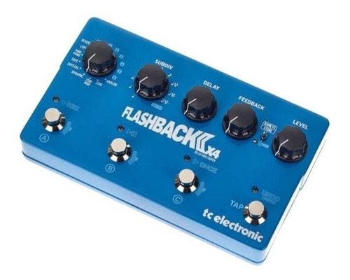Imagen 2 de 5 de Pedal de efecto TC Electronic Flashback 2 X4 Delay celeste