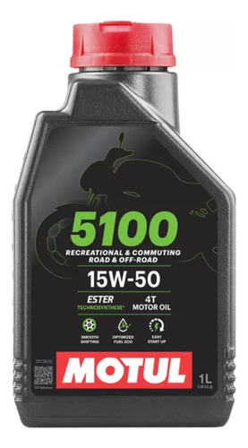 Aceite Motul 5100 Motos 4t 15w50 Semisintetico En Msp