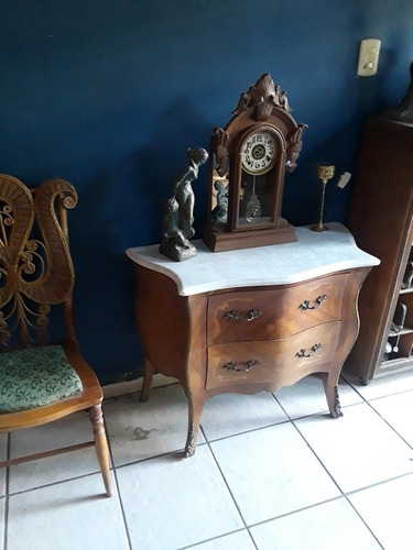 Mueble Antiguo. Consoleta Con Marqueteria Italiana. 
