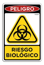 Comprar Señalamiento Peligro Riesgo Biológico Letrero Señal 25x35