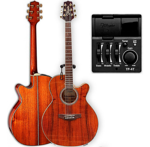 Violão Elétrico Takamine Gn77 Kce Tampo Taylor Koa Laminado Cor Laranja Orientação da mão Destro