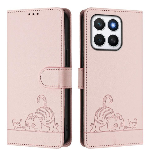 Funda For Honor X8c 4g Cat Rfid Con Tapa Abatible For Tarjetas