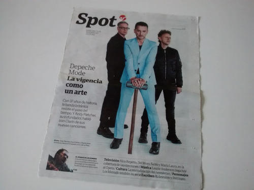 Depeche Mode 2 Flyers + Lote Clippings Recortes Originales