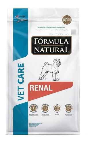 Ração Para Cães Adulto Vet Renal 2kg Fórmula Natural