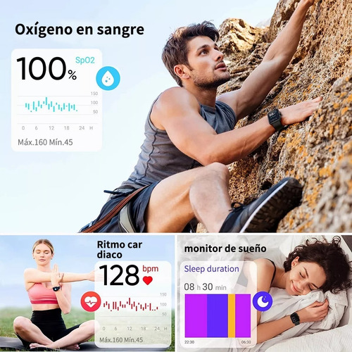 Reloj Inteligente Hombre Smartwatch Para Mujer Con Bluetooth