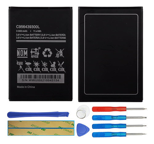 Duotipa Bateria Para Blu Plus Kit Herramienta Reparacion