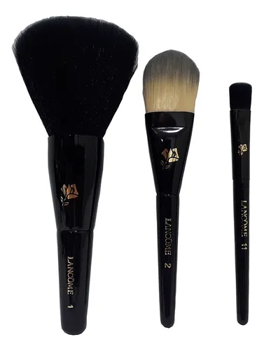 Lancome Set 3 Brochas De Maquillaje Estuche