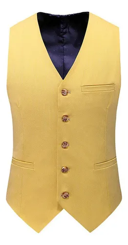 Chaleco de vestir amarillo hot sale