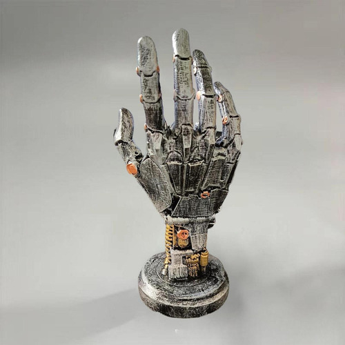 Estatua De Mano Robótica, Adorno De Escritorio, Artesanía