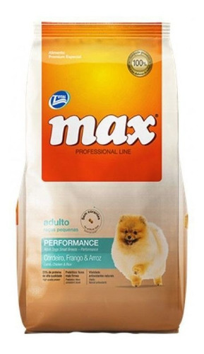 Perros Max R. Peq. Performance Pollo 8kg Alimento