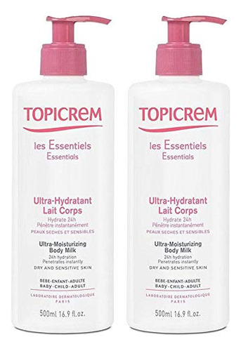 Topicrem Leche Corporal Ultrahidratante 2 X 16.9fl Oz