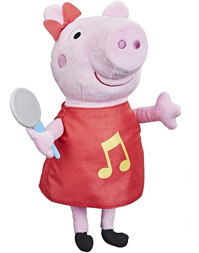 Boneca De Pelúcia Peppa Pig Musical - Hasbro F2187 Cor Rosa