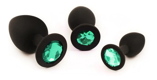 Platanomelón - Kit de 3 plugues anais Pimpampum - Green Silk Touch