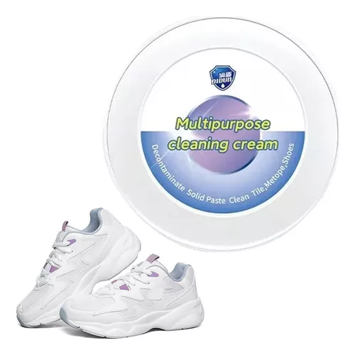 Crema de limpieza multifuncional para zapatos, crema de limpieza de zapatos  blancos, limpiador de zapatos blancos, crema de limpieza de zapatos