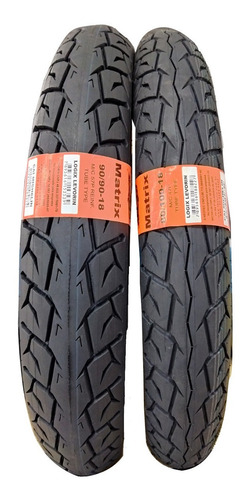 Par Pneu Matrix Cg Titan150/160 90/90-18 + 80/100-18 Levorin
