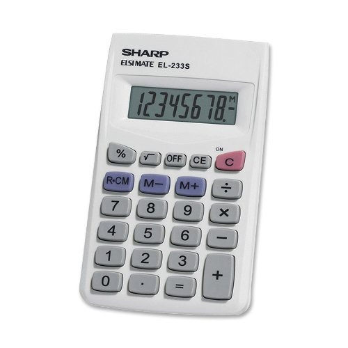 Función De La Calculadora Estándar De Sharp El233sb
