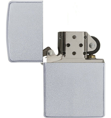 Imagem 7 de 8 de Isqueiro Zippo 205 Classic Metal Satin Original Com Fluido