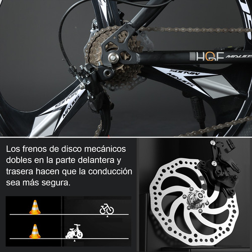Bicicleta De Montaña Frenos Disco Con Ajuste 21 Velocidades