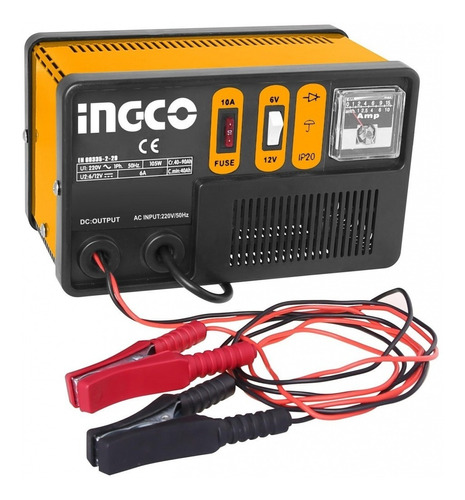 Cargador De Bat Auto Moto Ingco Portable 6/12v Cb1501 - Smf