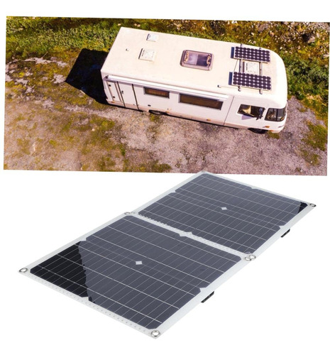 Ofunoul Panel Solar Plegable Para Exterior 50w Cargador Al