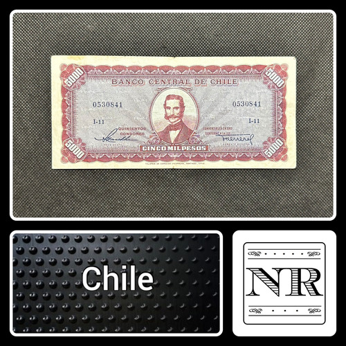 Chile - 5000 Pesos- Año 1959 - P #117 - Maschke Herrera
