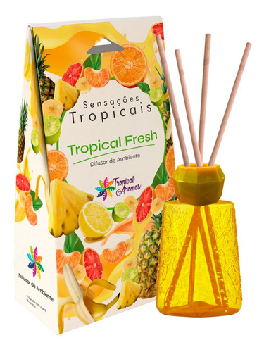 Difusor Varetas Presenteável 150ml Sensações Tropical Fresh