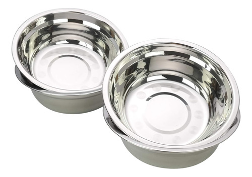 4 Cuenco Cocina Acero Inoxidable Para Ensalada Metal