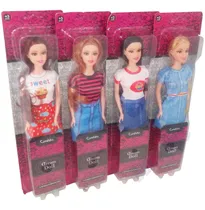 Comprar Boneca Fashion Dream Doll Candide Kit 4 Bonecas 30 Cm