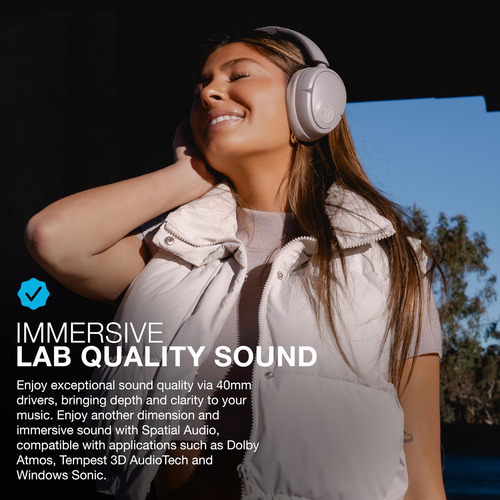 Auriculares Bluetooth Jbuds Lux Anc Malva, Cancelación Ruido