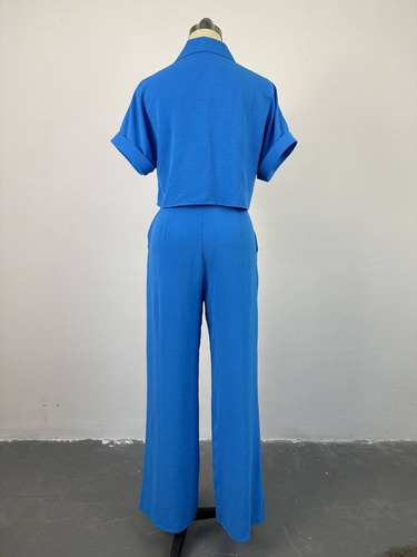 Conjunto De Camisa Y Pantalón Mujer Casual Moda Uniforme