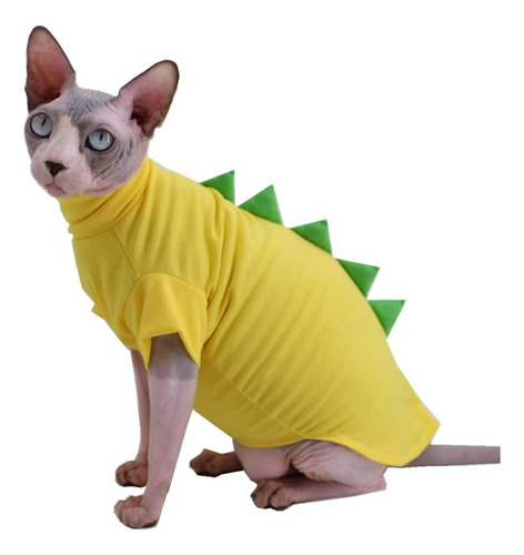 Dinosaur Sphynx Ropa Para Gatos Sin Pelo Lindas Camisas De A