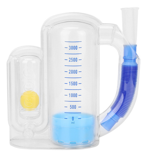 Ejercitador De Respiración Con Espirometría De 3000 Ml, Lung