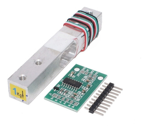 Módulo Conversor Hx711 Com Sensor De Peso 1kg