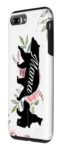 iPhone 7 Plus/8 Plus Mama Bear Mom Gift Phone Holder - 2 Cub
