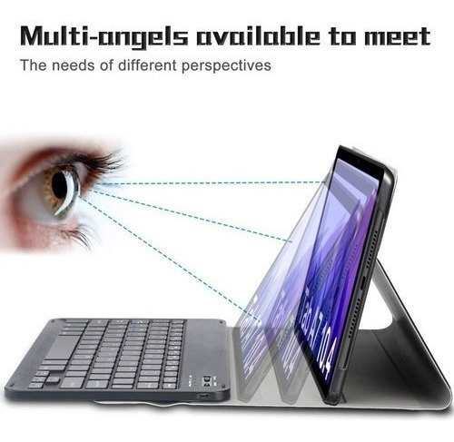 Imagen 4 de 12 de Funda De Teclado Para Tablet Pc Para Samsung Galaxy Tab A7 1