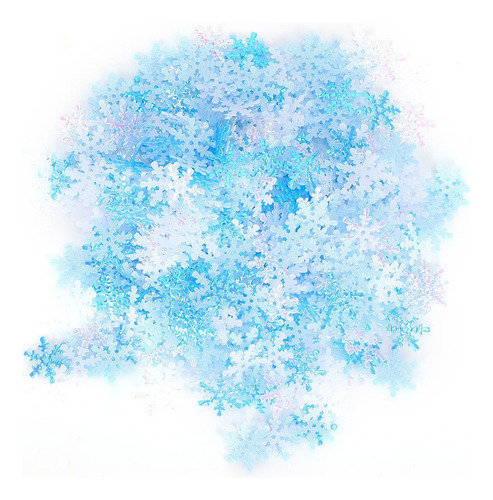 1 Paquete De Confeti De Copos De Nieve Para Decoración Navid