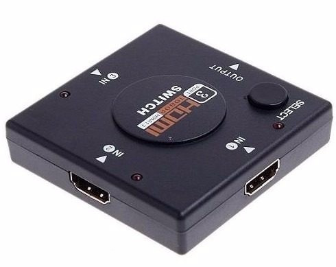 Switch Selector Para Cables Hdmi 3 Puertos 1080p Splitter