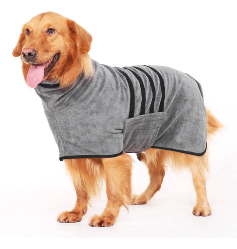Albornoz De Microfibra Para Perros Toalla Para Perros Bata D