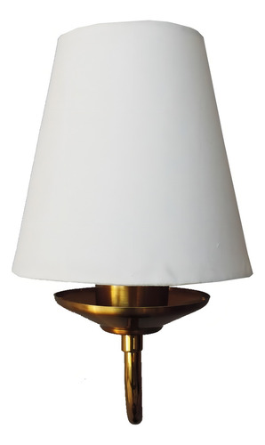 Luminária Arandela Parede Clássica Provençal Dourada Cúpula Cor Dourado 127/220V